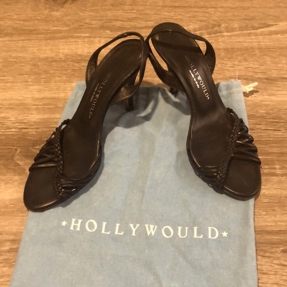 Hollywould Black Heels